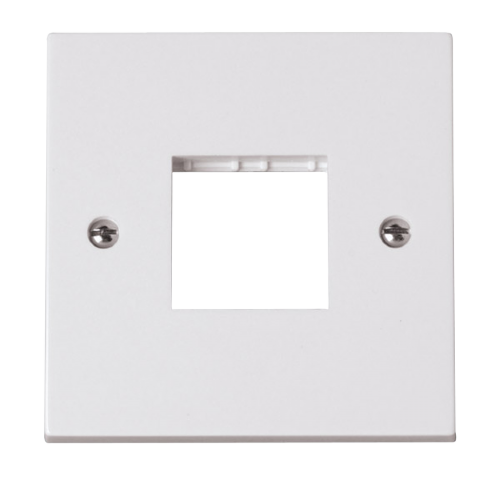 Scolmore PRW402 - 1 Gang Plate - 2 Apertures Polar Accessories Scolmore - Sparks Warehouse