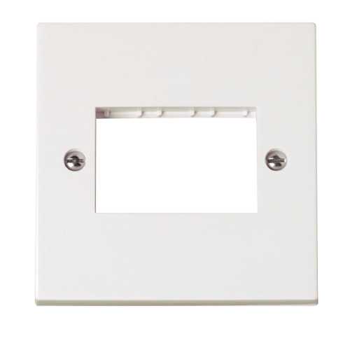 Scolmore PRW403 - 1 Gang Plate - 3 Apertures Polar Accessories Scolmore - Sparks Warehouse