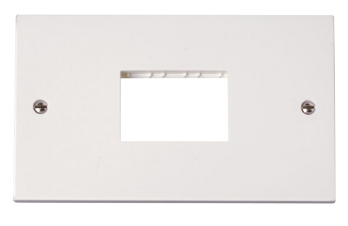 Scolmore PRW432 - 2 Gang Plate - 3 Apertures Polar Accessories Scolmore - Sparks Warehouse