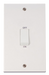 Scolmore PRW502 - 2 Gang 45A DP Switch (White Rocker) Polar Accessories Scolmore - Sparks Warehouse