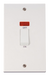 Scolmore PRW503 - 2 Gang 45A DP Switch + Neon (White Rocker) Polar Accessories Scolmore - Sparks Warehouse