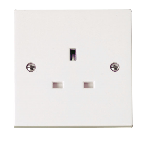 Scolmore PRW630 - 1 Gang 13A Socket Outlet (Twin Earth Terminals) Polar Accessories Scolmore - Sparks Warehouse