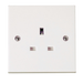 Scolmore PRW630 - 1 Gang 13A Socket Outlet (Twin Earth Terminals) Polar Accessories Scolmore - Sparks Warehouse