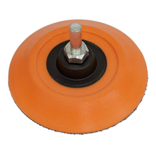 Sealey - PTC75HLM Hook-and-Loop Backing Pad Ø75mm 6mm Shaft Consumables Sealey - Sparks Warehouse