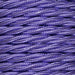 1.5mm Core Decorative Braided Fabric Flex  - 1 Metre Length  - PURPLE TWIST