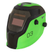 Sealey - PWH3 Auto Darkening Welding Helmet Shade 9-13 - Green Safety Products Sealey - Sparks Warehouse