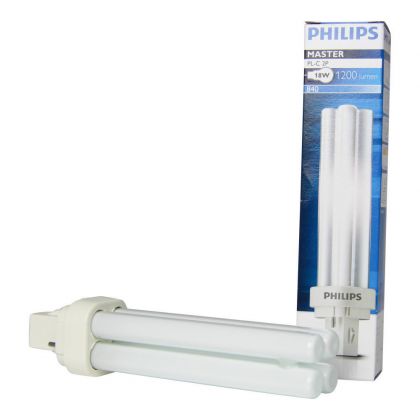Philips MASTER PL-C 18W - 840 Cool White | 2 Pin - DISCONTINUED