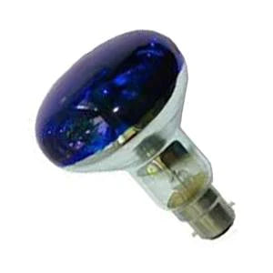 Spot Bulb Blue 240v 60w B22d/BC R80 Crompton Lighting Coloured Bulbs Crompton  - Easy Lighbulbs
