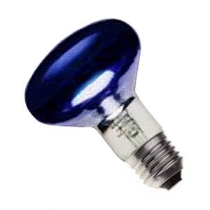 Spot Bulb Blue 240v 60w E27/ES R80 Crompton Lighting Coloured Bulbs Crompton  - Easy Lighbulbs