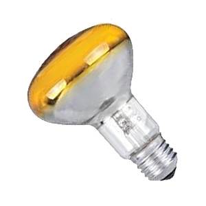 Spot Bulb Yellow 240v 60w E27/ES R80 Crompton Lighting Coloured Bulbs Crompton  - Easy Lighbulbs