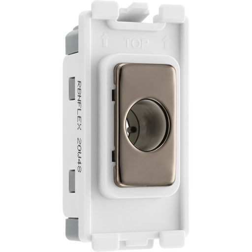 BG Nexus RBNFLEX Grid Black Nickel Flex Outlet Module New Nexus Grid BG - Sparks Warehouse