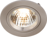 Knightsbridge RD1CBR Fixed Brushed Chrome Twist Lock Downlight GU10/MR16 Recessed Spot Lights Knightsbridge - Sparks Warehouse