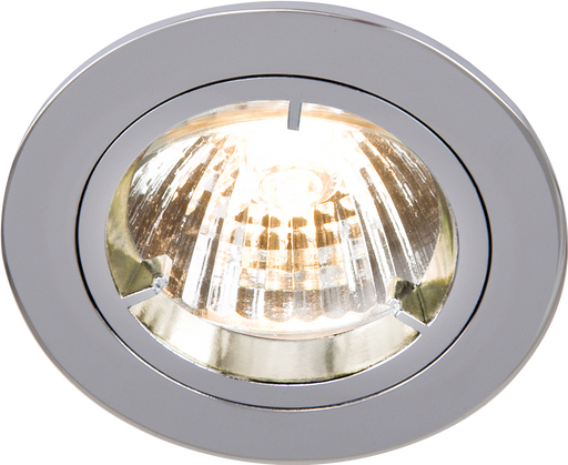 Knightsbridge RD1C FIXED Chrome Twist-Lock DownLight GU10/MR16 Recessed Spot Lights Knightsbridge - Sparks Warehouse