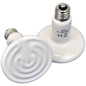 Victory Ceramic Infra Red Emitter 240v 75w E27/ES - Pet Warming Product Infra Red Bulbs Victory - Sparks Warehouse