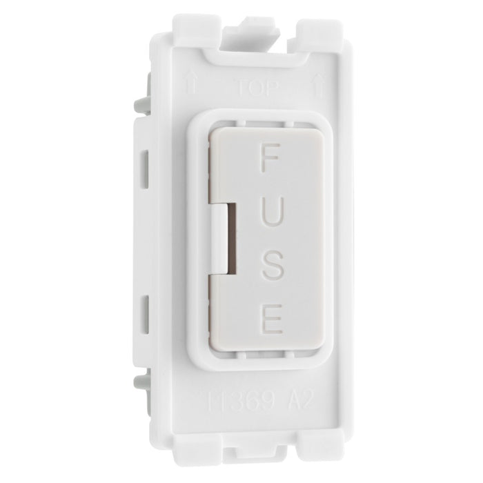 BG Nexus RFUSE Grid Fuse Holder Module White New Nexus Grid BG - Sparks Warehouse