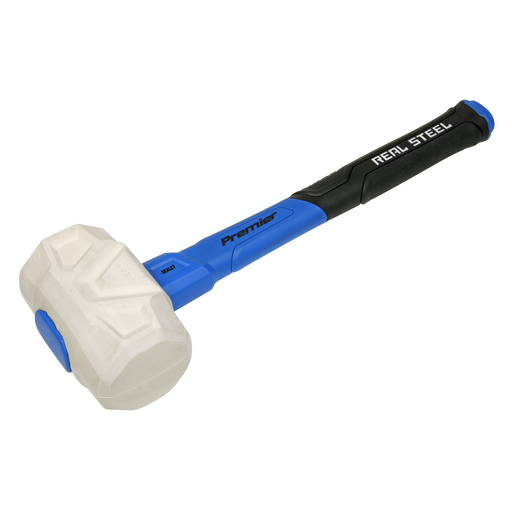 Sealey - RMG24 24oz Rubber Mallet with Fibreglass Shaft Hand Tools Sealey - Sparks Warehouse