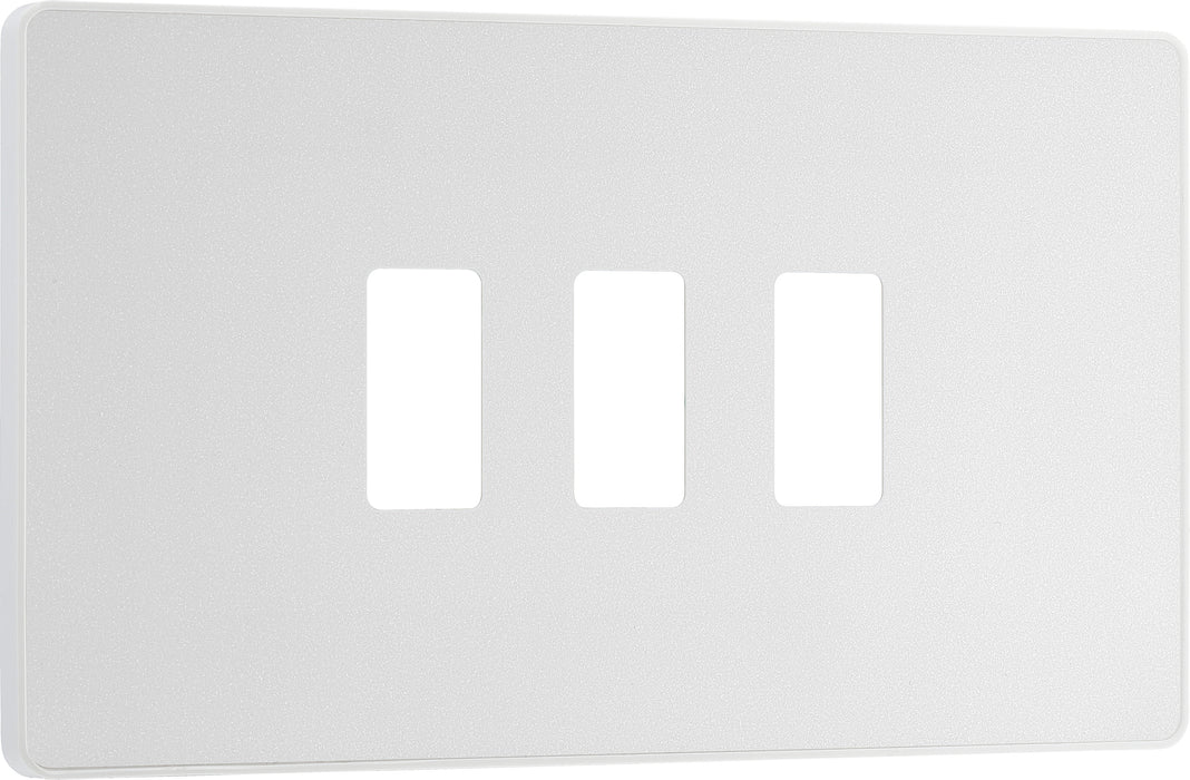 Bg Evolve RPCDCL3W Grid Front Plate Pearlescent White - 3G Evolve Grid BG - Sparks Warehouse