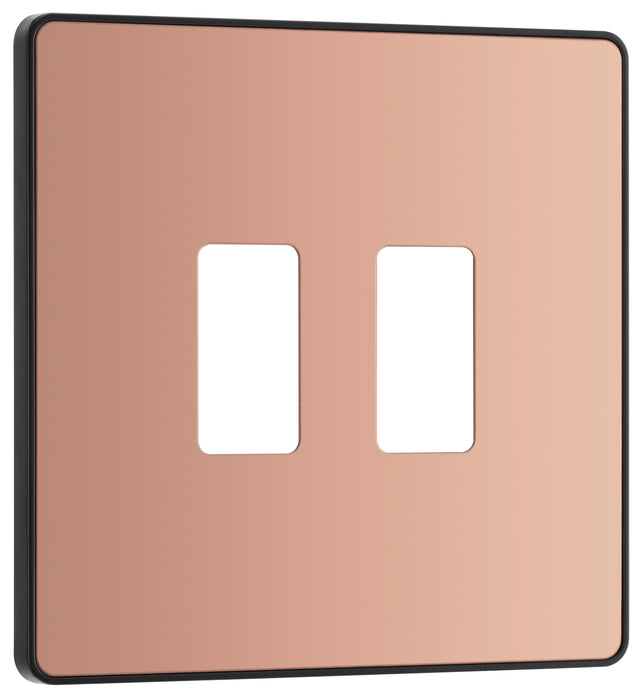 Bg Evolve RPCDCP2B Grid Front Plate Polished Copper - 2G Evolve Grid BG - Sparks Warehouse