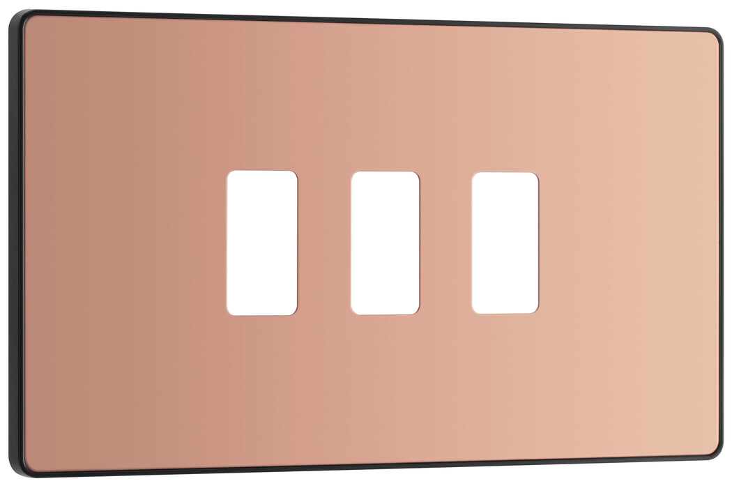 Bg Evolve RPCDCP3B Grid Front Plate Polished Copper - 3G Evolve Grid BG - Sparks Warehouse