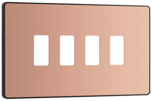 Bg Evolve RPCDCP4B Grid Front Plate Polished Copper - 4G Evolve Grid BG - Sparks Warehouse