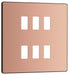 Bg Evolve RPCDCP6B Grid Front Plate Polished Copper - 6G Evolve Grid BG - Sparks Warehouse