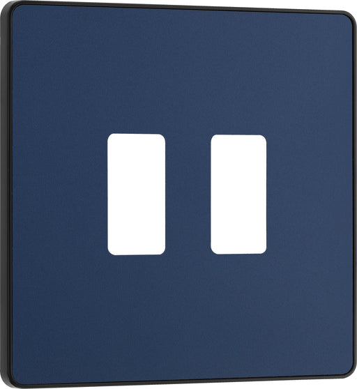 Bg Evolve RPCDDB2B Grid Front Plate Matt Blue - 2G Evolve Grid BG - Sparks Warehouse
