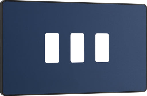 Bg Evolve RPCDDB3B Grid Front Plate Matt Blue - 3G Evolve Grid BG - Sparks Warehouse
