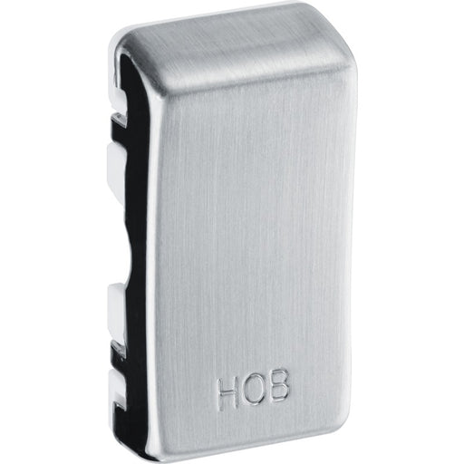 BG Nexus RRHBBS Grid Rocker Labelled  *HOB* Brushed Steel New Nexus Grid BG - Sparks Warehouse