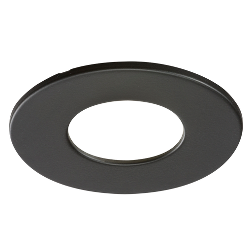 Knightsbridge RW6FMB Flat Matt Black Bezel for RW6 IP65 Downlights KB Knightsbridge - Sparks Warehouse
