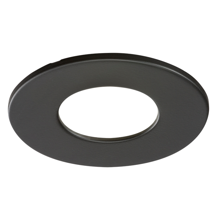 Knightsbridge RW6FMB Flat Matt Black Bezel for RW6 IP65 Downlights KB Knightsbridge - Sparks Warehouse