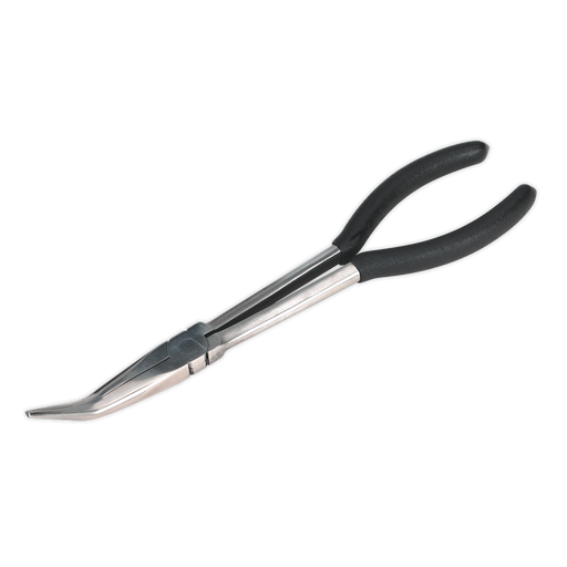 Sealey - S0436 Needle Nose Pliers 275mm 45° Angle Nose Hand Tools Sealey - Sparks Warehouse