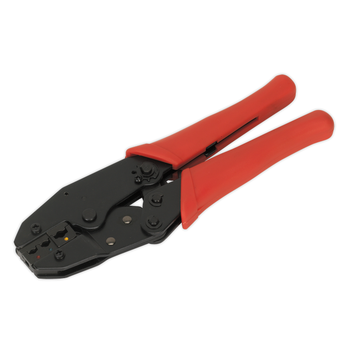 Sealey - S0604 Ratchet Crimping Tool Insulated Terminals Vehicle Service Tools Sealey - Sparks Warehouse