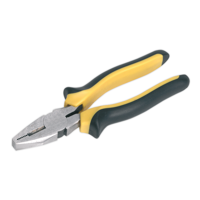 Sealey - S0814 Combination Pliers Comfort Grip 180mm Hand Tools Sealey - Sparks Warehouse