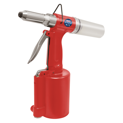 Sealey - SA31 Air/Hydraulic Riveter 3/16" Steel Aluminium & Stainless Steel Rivets Air Power Tools Sealey - Sparks Warehouse