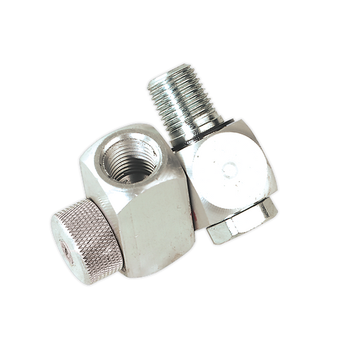 Sealey - SA900 Z-Swivel Air Hose Connector with Regulator 1/4"BSP Compressors Sealey - Sparks Warehouse