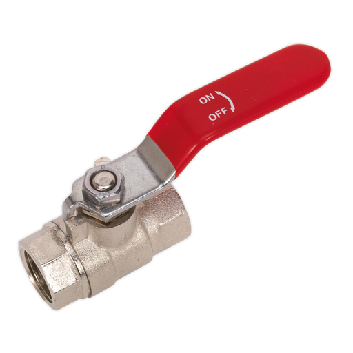 Sealey - SA907 Lever Ball Valve 3/8"BSP (F) x 3/8"BSP (F) Compressors Sealey - Sparks Warehouse