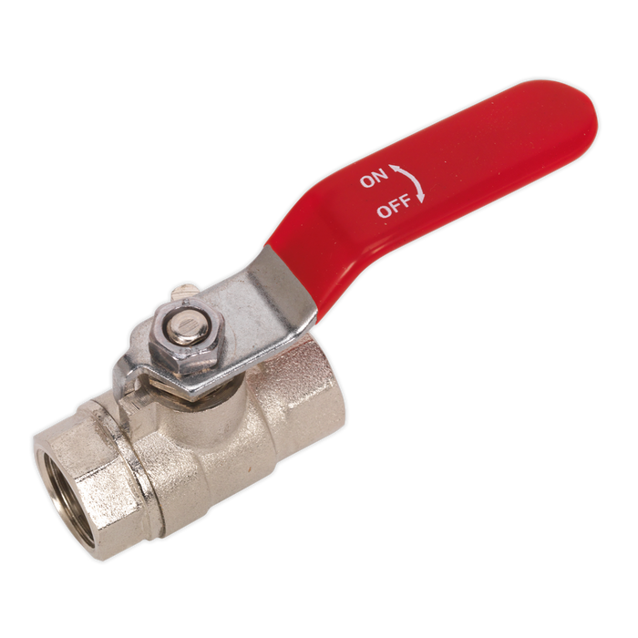 Sealey - SA907 Lever Ball Valve 3/8"BSP (F) x 3/8"BSP (F) Compressors Sealey - Sparks Warehouse