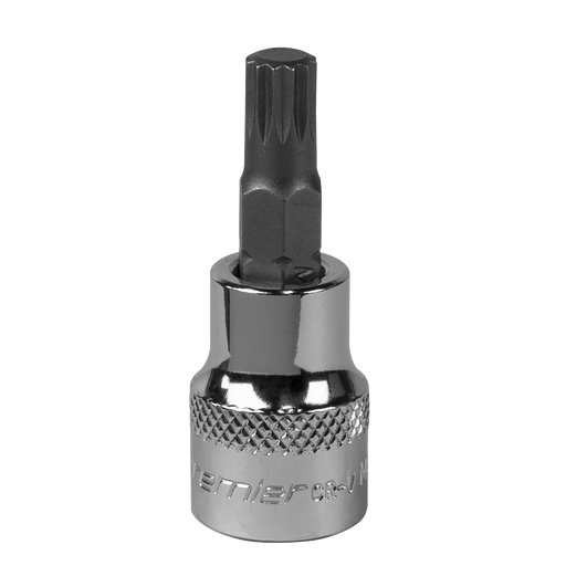 Sealey - SBS006 Spline Socket Bit M8 3/8"Sq Drive Hand Tools Sealey - Sparks Warehouse