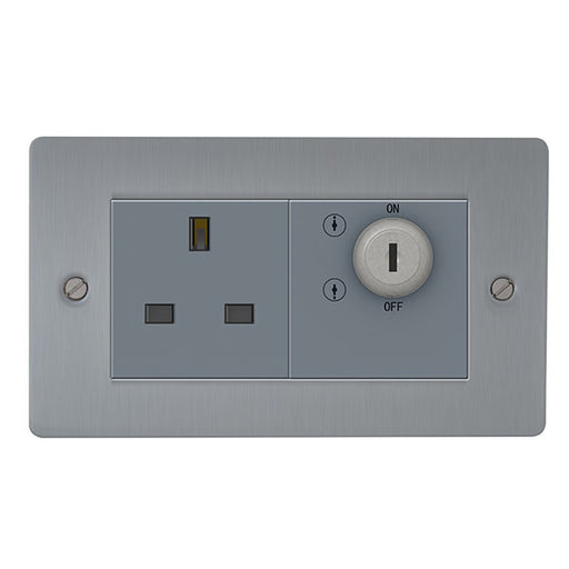BG SBSKYSWSG Key Socket 1 Gang DP 13A - BG - Sparks Warehouse