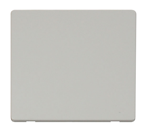 Scolmore SCP060PW - 1 Gang Blank Plate Cover Plate - White Definity Scolmore - Sparks Warehouse