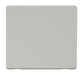 Scolmore SCP060PW - 1 Gang Blank Plate Cover Plate - White Definity Scolmore - Sparks Warehouse