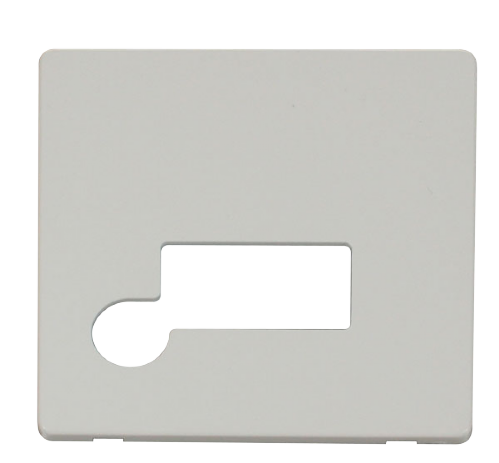 Scolmore SCP150PW - Connection Unit With Flex Outlet Cover Plate - White Definity Scolmore - Sparks Warehouse