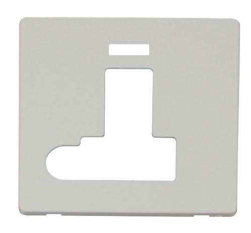 Scolmore SCP151PW - Switched Connection Unit With Flex Outlet Cover Plate - White Definity Scolmore - Sparks Warehouse
