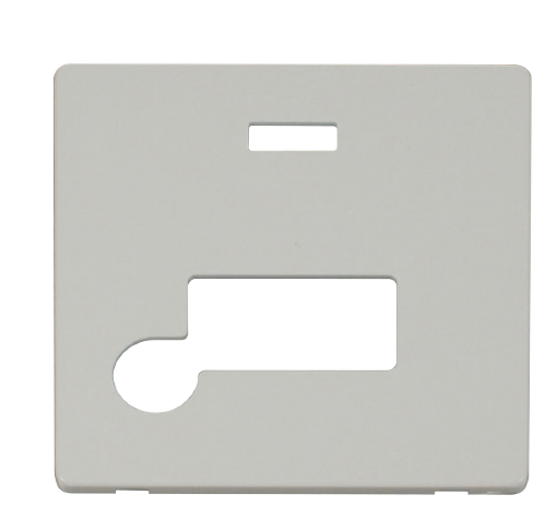 Scolmore SCP153PW - Connection Unit With Flex Outlet + Neon Cover Plate - White Definity Scolmore - Sparks Warehouse