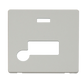 Scolmore SCP153PW - Connection Unit With Flex Outlet + Neon Cover Plate - White Definity Scolmore - Sparks Warehouse
