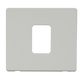 Scolmore SCP200PW - 45A 1 Gang Plate Switch Cover Plate - White Definity Scolmore - Sparks Warehouse