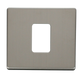 Scolmore SCP200SS - 45A 1 Gang Plate Switch Cover Plate - Stainless Steel Definity Scolmore - Sparks Warehouse