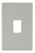 Scolmore SCP202PW - 45A 2 Gang Plate Switch Cover Plate - White Definity Scolmore - Sparks Warehouse
