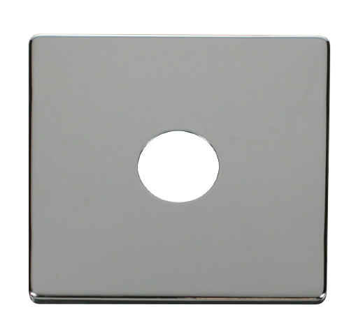 Scolmore SCP221CH - 1 Gang Toggle Switch Cover Plate - Chrome Definity Scolmore - Sparks Warehouse
