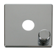 Scolmore SCP241CH - 1 Gang Dimmer Switch Cover Plate - Chrome Definity Scolmore - Sparks Warehouse